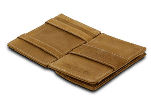 Garzini RFID Leather Magic Coin Wallet Vintage