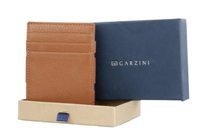 Garzini RFID Leather Magic Coin Wallet Nappa