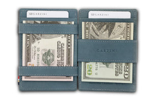 Garzini RFID Leather Magic Coin Wallet Vintage