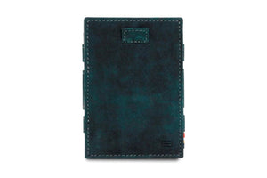 Garzini RFID Leather Magic Coin Wallet Card Sleeve Vintage