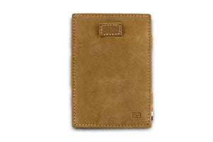 Garzini RFID Leather Magic Coin Wallet Card Sleeve Vintage