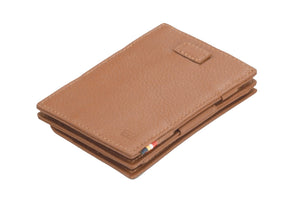 Garzini RFID Leather Magic Coin Wallet Card Sleeve Nappa