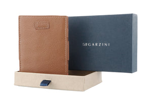 Garzini RFID Leather Magic Coin Wallet Card Sleeve Nappa