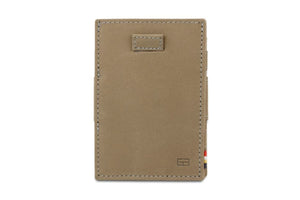 Garzini RFID Leather Magic Coin Wallet Card Sleeve Vintage