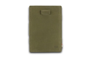 Garzini RFID Leather Magic Coin Wallet Card Sleeve Vintage