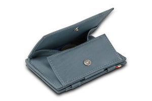 Garzini RFID Leather Magic Coin Wallet Card Sleeve Vintage