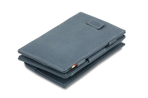 Garzini RFID Leather Magic Coin Wallet Card Sleeve Vintage