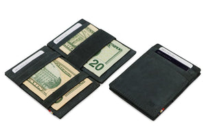 Garzini RFID Leather Magic Wallet ID Window Vintage