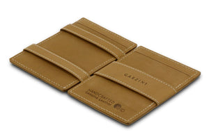 Garzini RFID Leather Magic Wallet ID Window Vintage