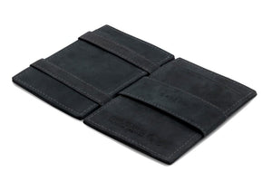 Garzini RFID Leather Magic Wallet Card Sleeves Vintage