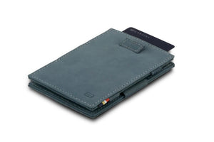 Garzini RFID Leather Magic Wallet Card Sleeves Vintage